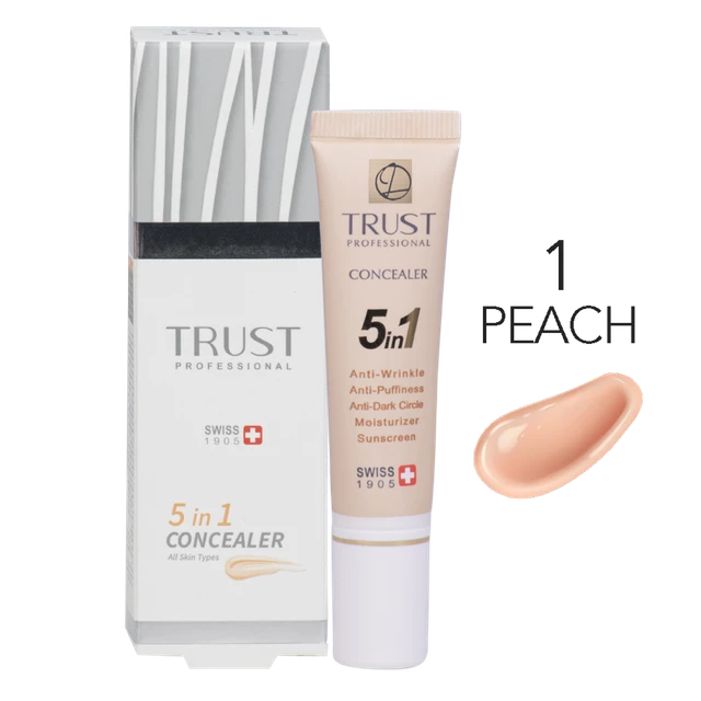 بهترین کرم کانسیلر trust بژ هلویی