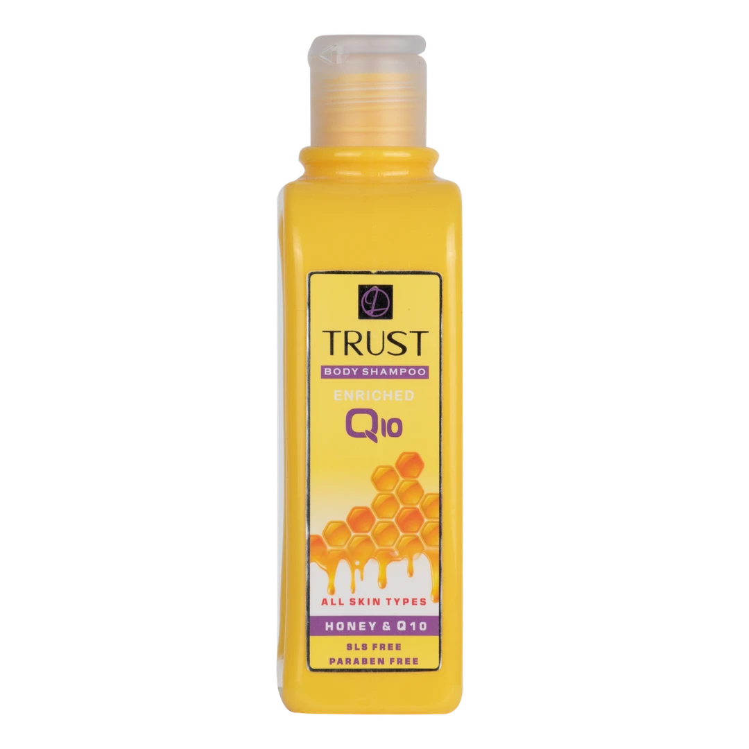 خرید با کیفیت شامپو بدن عسل و Q10 تراست