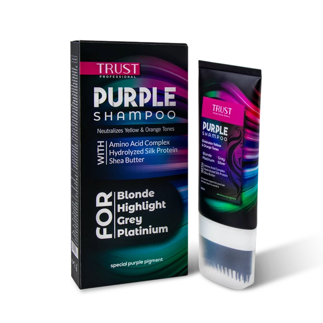 کیفیت خرید با شامپو بنفش تراست