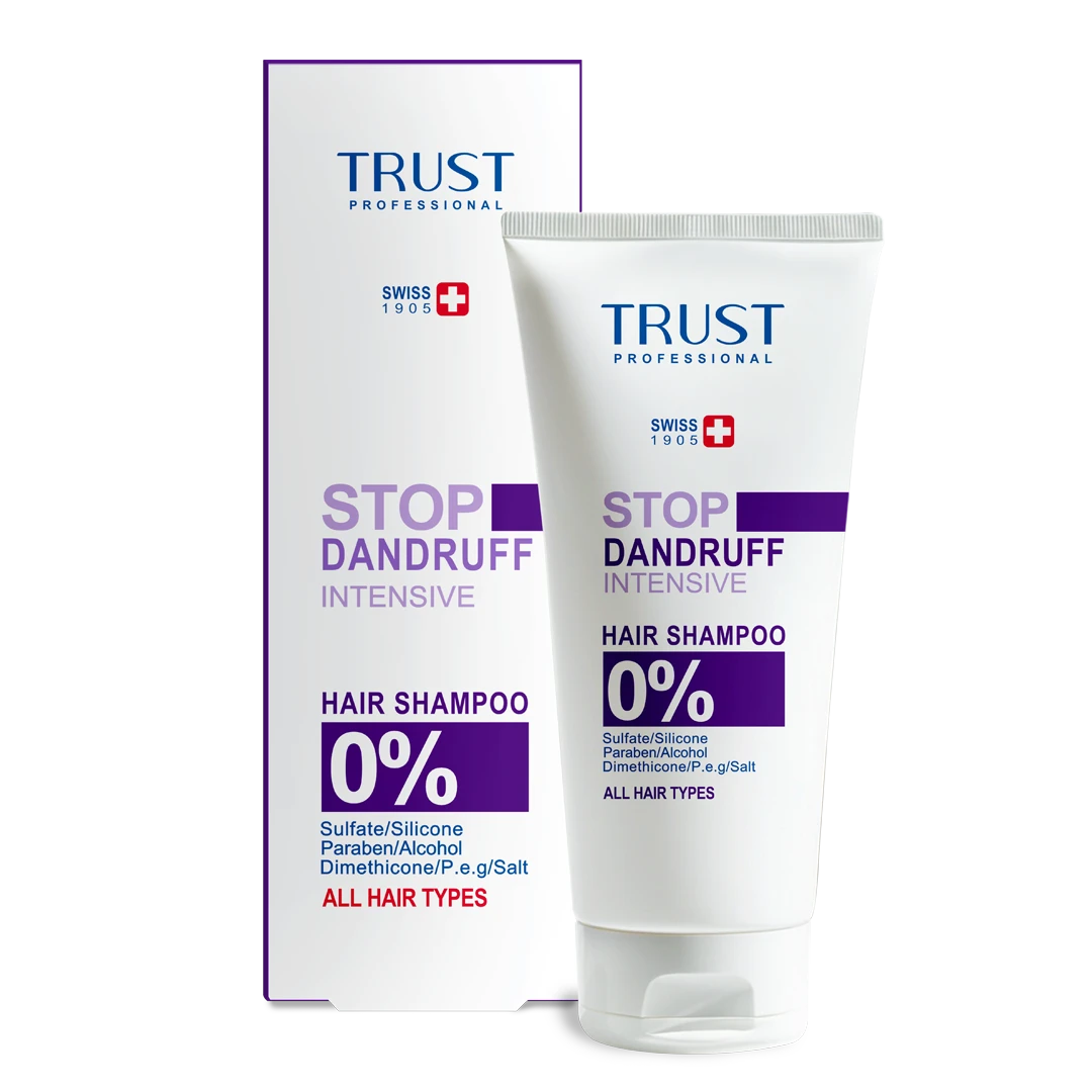 خرید با کیفیت با شامپو تخصصی ضد شوره مقاوم  (شوره موهای چرب ) Trust