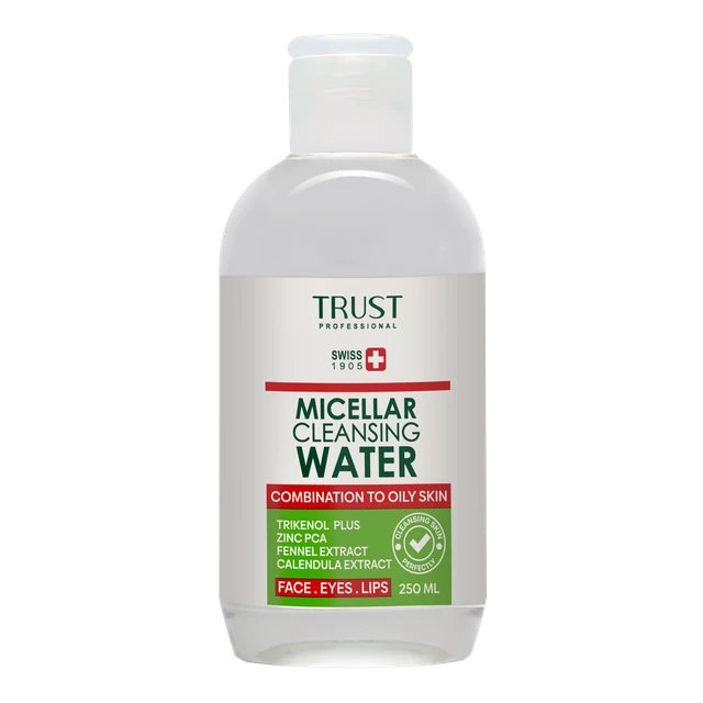 بهترین محلول میسلار پاک کننده آرایش پوست مختلط تا چرب Trust