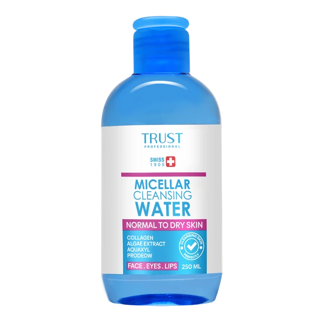 بهترین محلول میسلار پاک کننده آرایش پوست نرمال تا خشک Trust