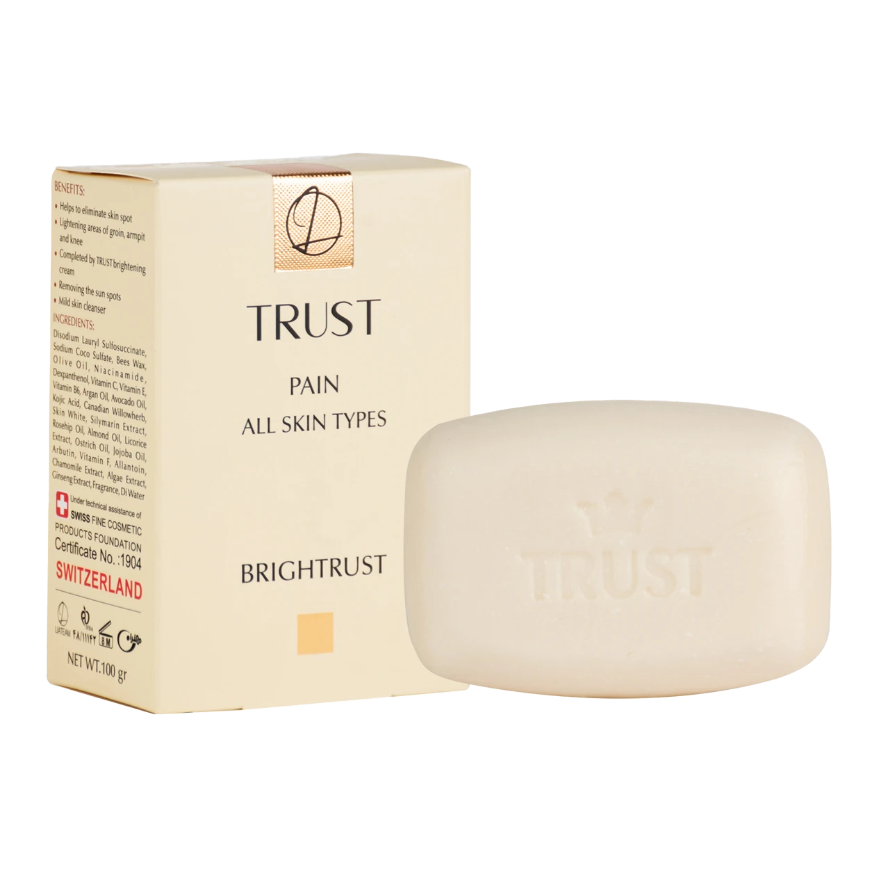 عالیترین پن روشن کننده و ضد لک صورت و بدن trust