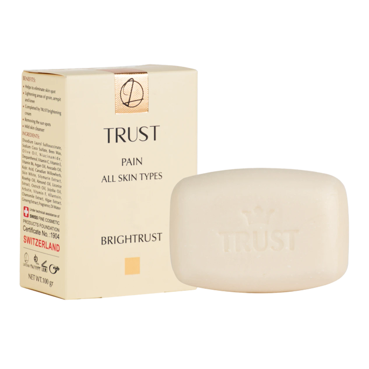 عالیترین پن روشن کننده و ضد لک صورت و بدن trust با حجم 100گرم