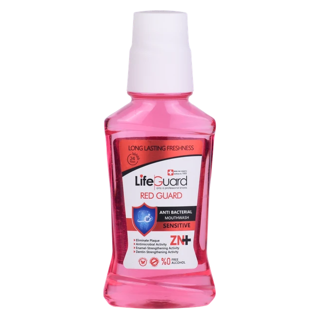 عالیترین دهانشویه بزرگسال حساس red gard لایف گارد تراست