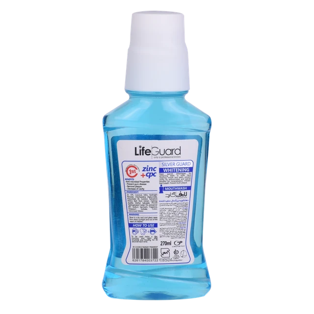 کیفیت عالی با دهان شویه سفید کننده بزرگسال Trust لایف گارد silver gard