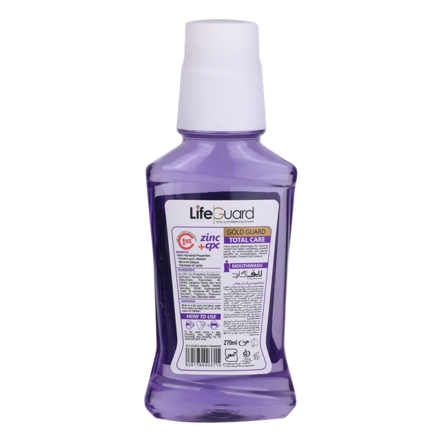 کیفیت با دهان شویه توتال بزرگسال برند لایف گارد trust