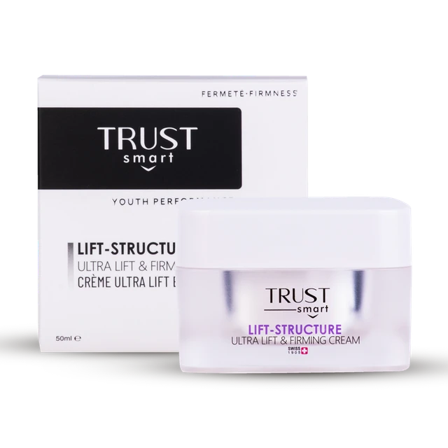 عالیترین !کرم سفت کننده ،لیفت و ضد چروک trust smart با حجم 50میل