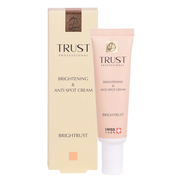 کیفیت عالی با کرم روشن کننده و ضد لک trust با حجم 30 میل