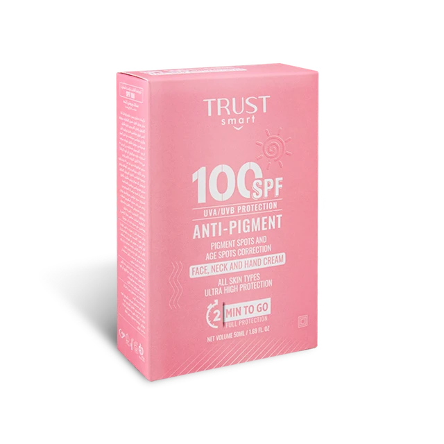 خرید عالی با ضد آفتاب SPF100. Trust smart
