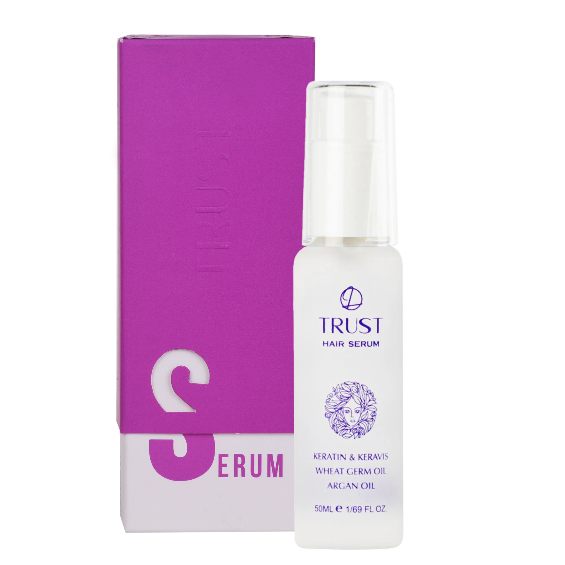 عالیترین سرم کراتین و آرگان مو trust