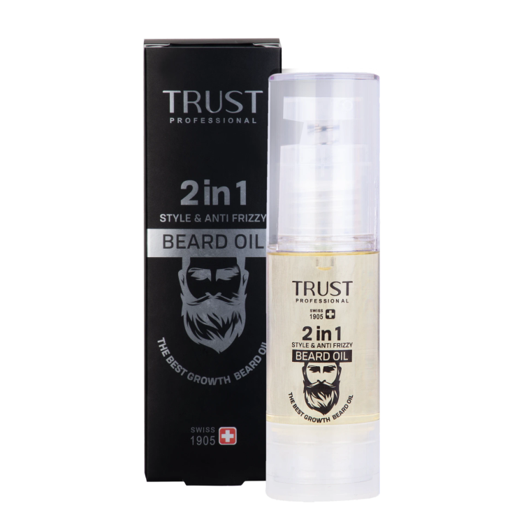روغن تقویت ریش آقایان تراست با حجم 50میل - تصویر 1