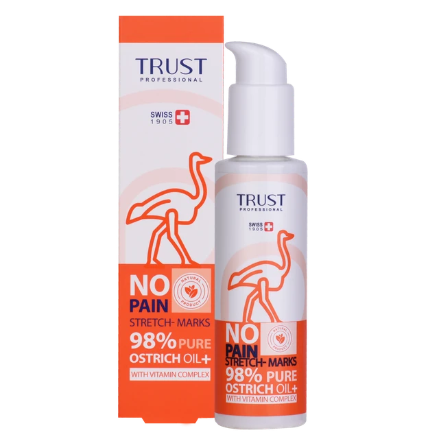 بهترین و عالیترین کیفیت با روغن شترمرغ trustبا حجم 120میل