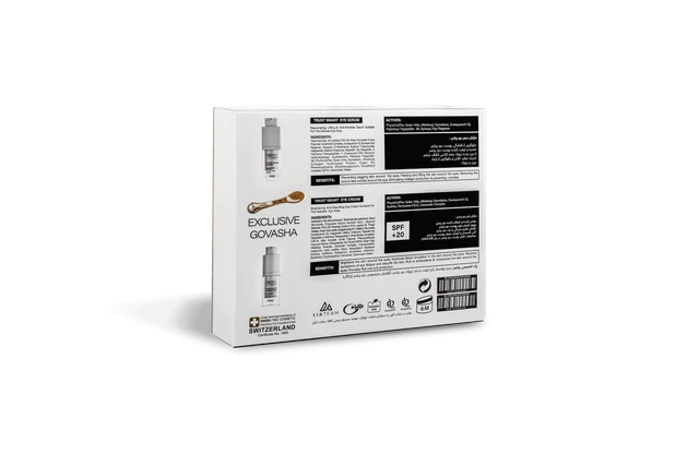 Optim eyes cream & serum trust smart همراه گواشا درجه یک