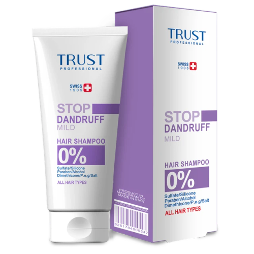 خرید با کیفیت با شامپو تخصصی ضد شوره ملایم سر خشک و نرمال trust