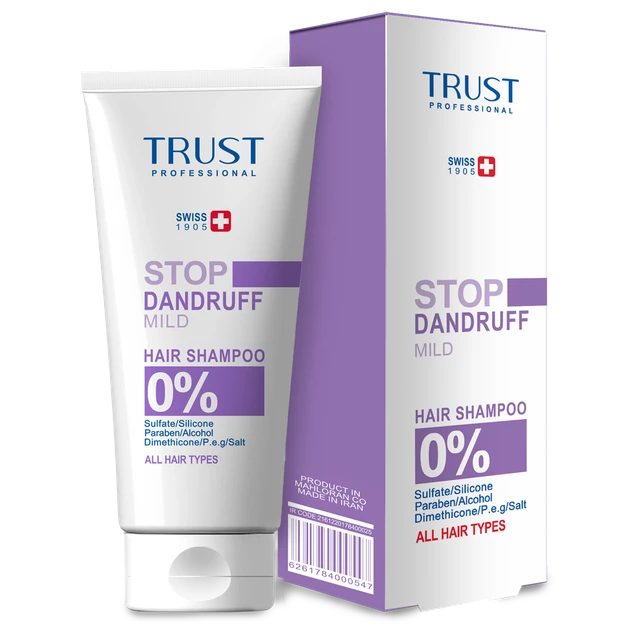 خرید با کیفیت با شامپو تخصصی ضد شوره ملایم سر خشک و نرمال trust