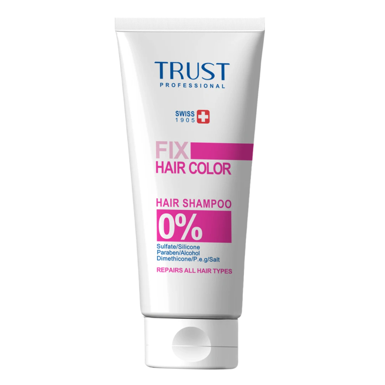 خریدبا کیفیت شامپو تثبیت رنگ مو با trust حجم 200 میل