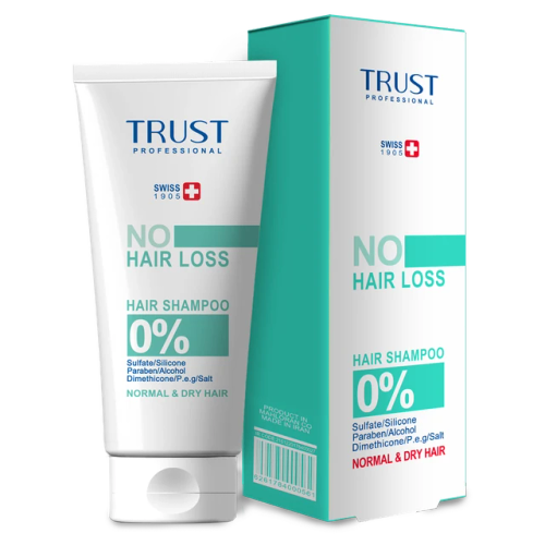 خرید مطمئن با شامپو تخصصی trust ضد ریزش خشک و نرمال
