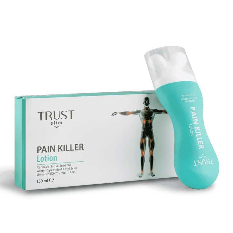 خرید با کیفیت لوسیون ضد درد و گرفتگی عضلات trust