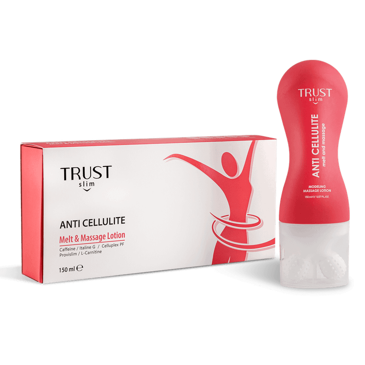 کیفبت و تأثیر عالی با لوسیون تخصصی آنتی سلولیت تراست اسلیم