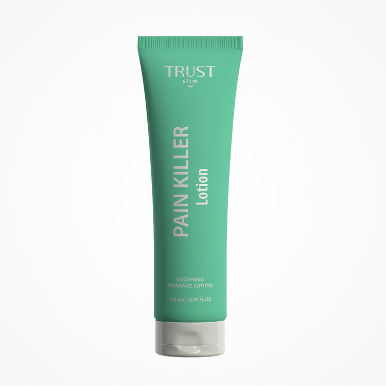 لوسیون ضد درد و گرفتگی عضلات تیوپی trust slime 150ml