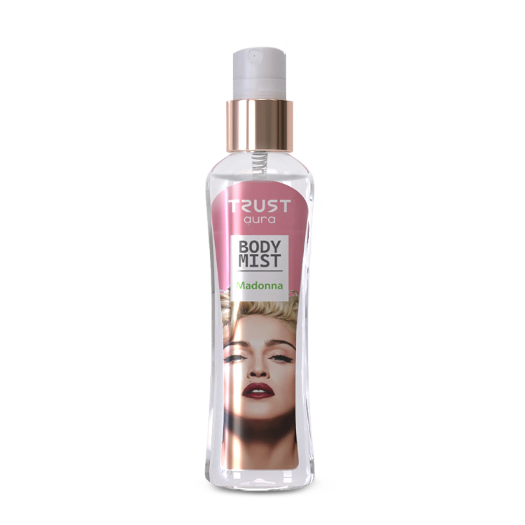 عالیترین رایحه با بادی میست زنانه TRUST aura مدل Madonna با حجم 100 میل