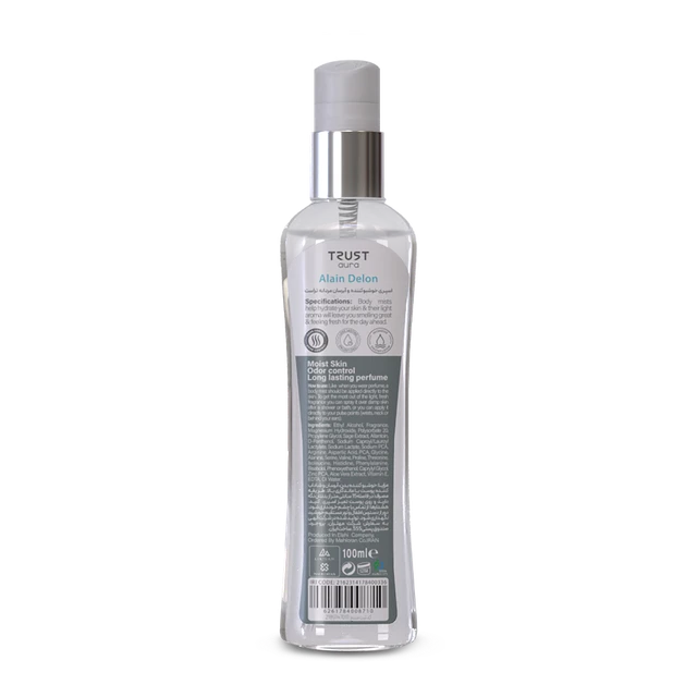 بادی میست مردانه TRUST aura رایحه Alain Delon 100ml