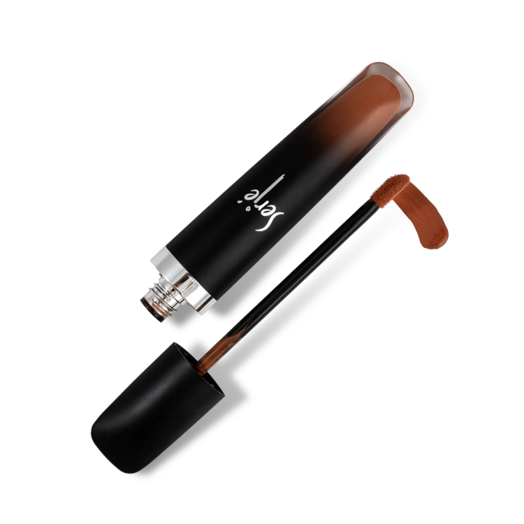 رژ لب مایع مخملی مات سرژه کد 104 Brownish Nude Trust