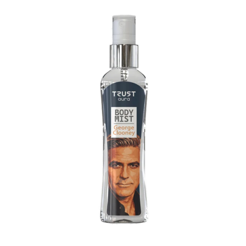 Body mist trust aura model George Clooney