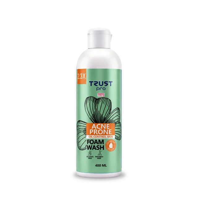 فوم شستشوی صورت تراست Trust مخصوص پوست مختلط و چرب 400 میل